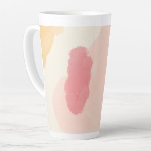 Zachte tinten latte Mok (Linkerhoek)