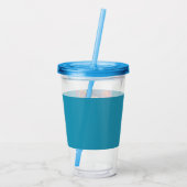 Zachte tonen Lion op maat Acryl Drinkbeker (Achterkant)