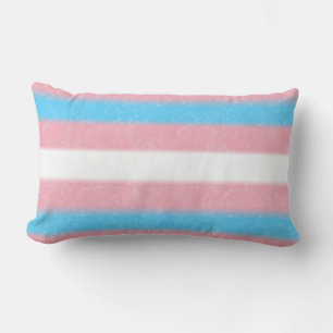 Zachte Transgender Pride Flag Kleuren Stripes Kussen