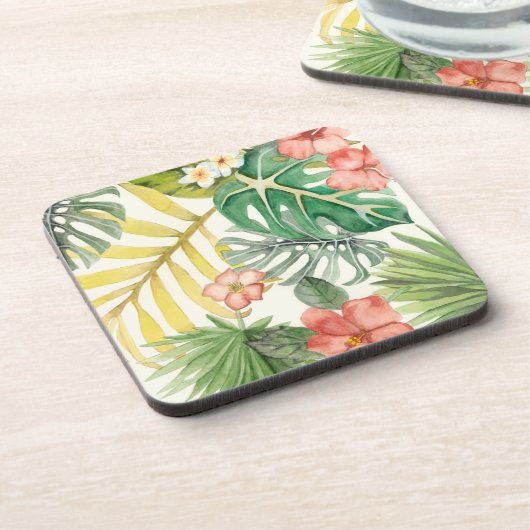 Zachte tropen bier onderzetter (Linkerzijde)