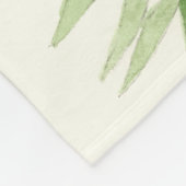 Zachte tropen fleece deken (Hoek)