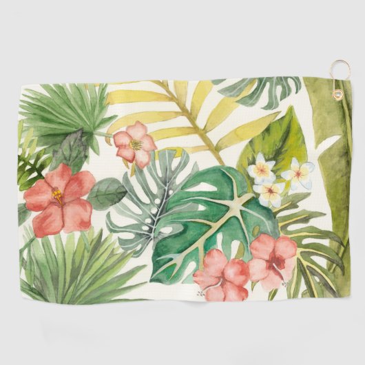 Zachte tropen golfhanddoek (Horizontaal)