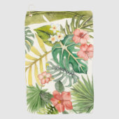 Zachte tropen golfhanddoek (Voorkant)