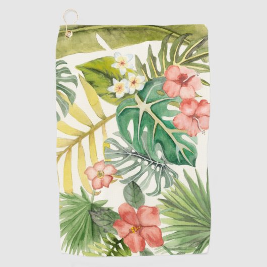 Zachte tropen golfhanddoek (Voorkant)