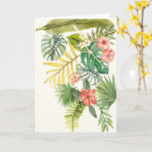 Zachte tropen kaart (Gele Bloem)