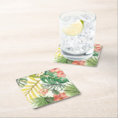 Zachte tropen kartonnen onderzetters (Insitu)