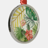 Zachte tropen metalen ornament (Rechts)