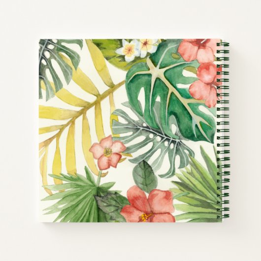 Zachte tropen notitieboek (Achterkant)
