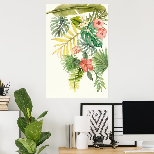 Zachte tropen poster (Thuiskantoor)