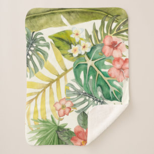 Zachte tropen sherpa deken