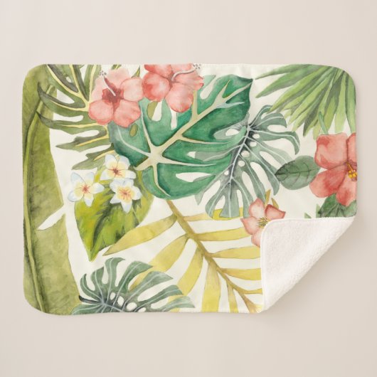 Zachte tropen sherpa deken (Voorkant (horizontaal))