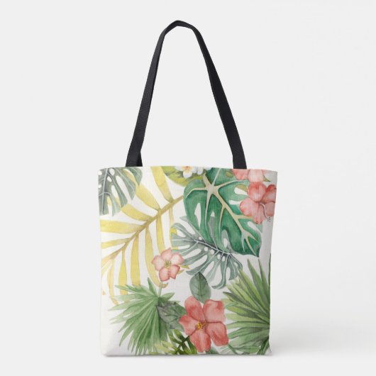 Zachte tropen tote bag (Achterkant)