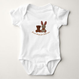 Zachte trui met baby dieren romper