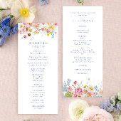 Zachte Tuin Bloemen Wedding Ceremony Programma