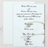 “Zachte Tulp” Trouw Uitnodiging (Voorkant / Achterkant)