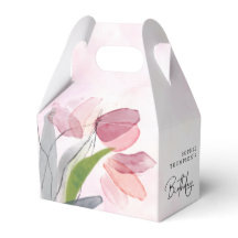 Zachte tulpen elegante verjaardag