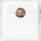 Zachte Uil Liefdesbrief Sticker (Tas)