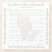 ZACHTE UUR PRAYER* GLAZEN ONDERZETTER (Achterkant)