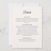 Zachte Veren Droge Pampas Gras Mandala Huwelijk Kaart (Achterkant)