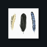 Zachte veren I Canvas Afdruk<br><div class="desc">Geniet van dit nieuwe ontwerp voor creatieve waterverf op een product of een wandartikel om de wereld om je heen te verbeteren en te vergroten. Artiest: Grace Popp</div>