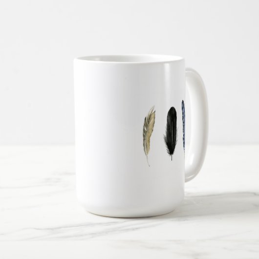 Zachte veren I Koffiemok (Voorkant rechts)