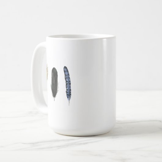 Zachte veren I Koffiemok (Voorkant links)