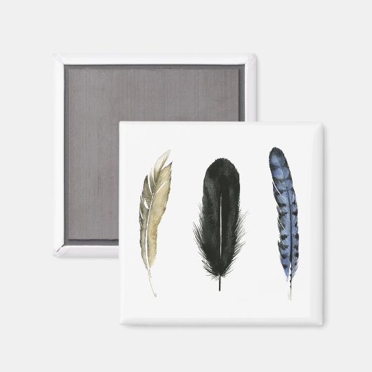 Zachte veren I Magneet (Voorkant / Achterkant)