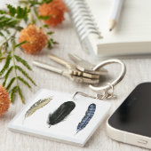 Zachte veren I Sleutelhanger (Voorkant Rechts)