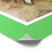 , zachte verf "Uit", ijzige "ijskuikens", "Fly" Poster (Hoek)