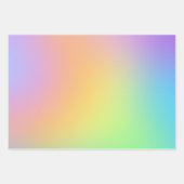 Zachte verloopbladen voor regenbooggradiënt inpakpapier vel (Voorkant 2)