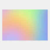 Zachte verloopbladen voor regenbooggradiënt inpakpapier vel (Voorkant)