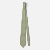 Zachte Vintage Saliegroen Bloem  Stropdas (Voorkant)