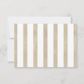 Zachte Violet Lavendel Paarse Gouden Rozen RSVP Kaartje (Achterkant)