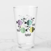 Zachte vis, vis, zee, dierentuin, kleurrijk, gekoe glas (Achterkant)