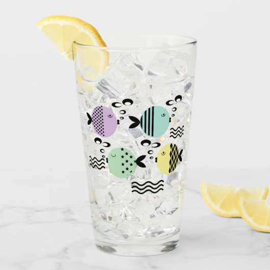 Zachte vis, vis, zee, dierentuin, kleurrijk, gekoe glas (Voorkant ijs)