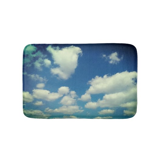 Zachte vlekken van wolken badmat (Voorkant)