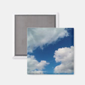 Zachte vlekken van wolken magneet (Voorkant / Achterkant)