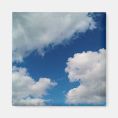 Zachte vlekken van wolken magneet (Voorkant)