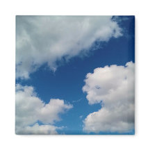 Zachte vlekken van wolken