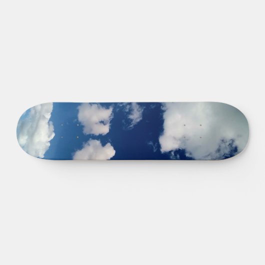 Zachte vlekken van wolken persoonlijk skateboard (Horizontaal)