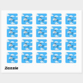 Zachte Vlieg Hemel Wolken Sticker (Vel)