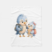 Zachte Vogel Broer Fleece Deken (Voorkant)