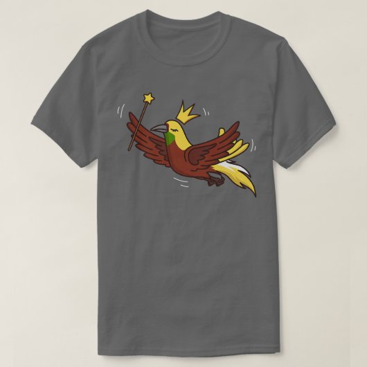 Zachte vogel van het paradijs in het wild Mystical T-shirt (Design voorkant)