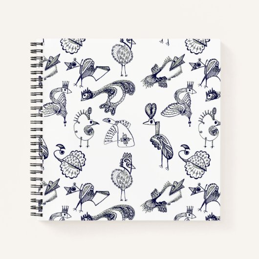 Zachte vogels notitieboek (Voorkant)