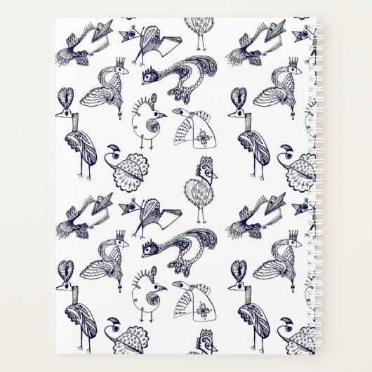 Zachte vogels planner (Achterkant)