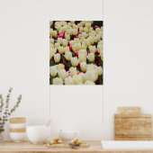 Zachte voorjaarsbloemen poster (Keuken)