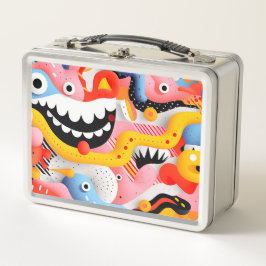 Zachte vormen met tanden en patronen