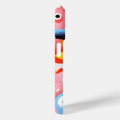 Zachte vormen met tanden en patronen Case-Mate iPhone case (Achterkant / Rechts)