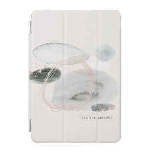 Zachte vormen van Abstracte Waterverf, op maat  iPad Mini Cover