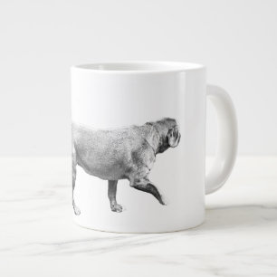zachte vorst stap grote koffiekop